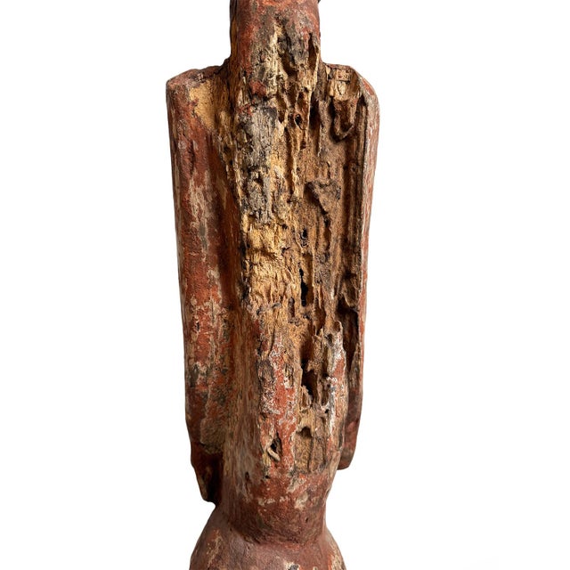 Antique Rare Bena Lulua Female Ancestor Figure For Sale - Image 11 of 13