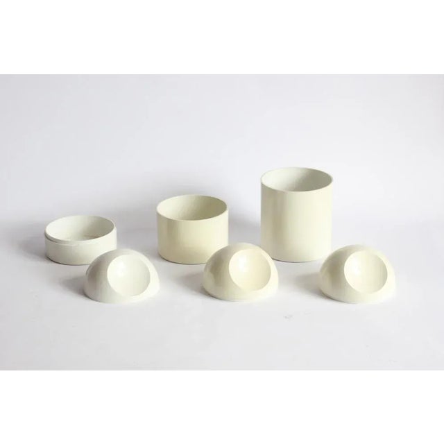Space Age Storage Containers by Makio Hasuike for Gedy, Italy, 1960s, Set of 3 For Sale - Image 4 of 13