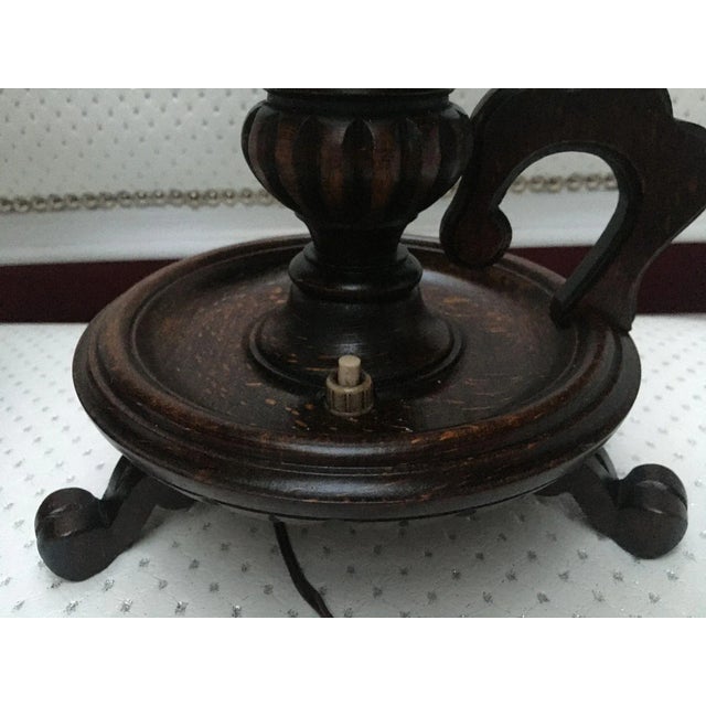 Wooden Table Lamps, 1940s, Set of 2 For Sale - Image 13 of 18