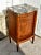 Antique French Inalid BurlWood Marble Top Cabinet/Stand W/Brass Mounts For Sale - Image 12 of 13