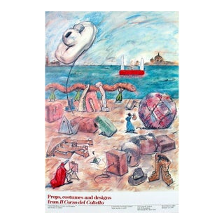 Claes Oldenburg Props, Costumes & Designs from Il Corso Del Coltello, 1986 For Sale