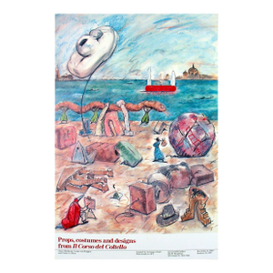 Claes Oldenburg Props, Costumes & Designs from Il Corso Del Coltello, 1986