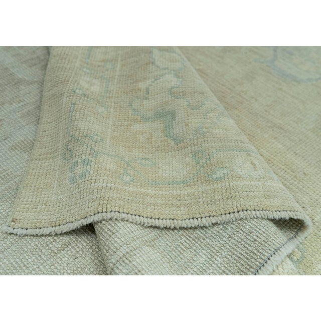 Turkish Oushak Rug 8'10" x 12' #19442 For Sale In Houston - Image 6 of 8