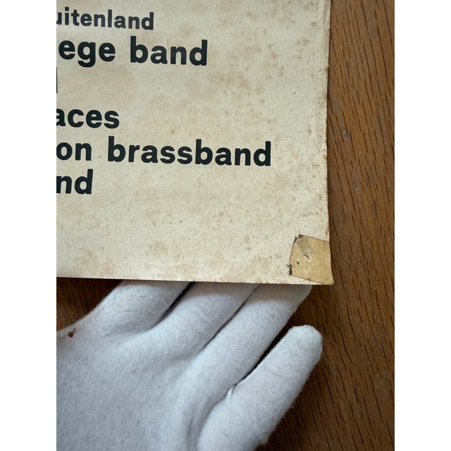 1980s Vintage Oude Stijl Jazz Festival Breda Poster, Netherlands For Sale - Image 5 of 9