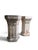 19th Century Italian Hexagonal Terracotta Pedestals with Classical Sculptures, Set of 2, 1880 For Sale - Image 3 of 8