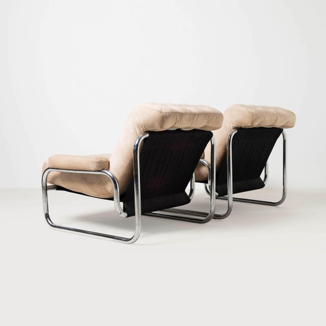 Beige Borkum Lounge Chairs by Johan Bertil Häggström for Ikea, 1970s, Set of 2 For Sale - Image 8 of 11
