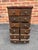 Brown Antique Early American Premitive Style Apothecary Cabinet or Spice Drawer For Sale - Image 8 of 17