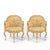 Italian Carved & Cerused Pine French Louis XV Style Barrel Tub Chairs - Pair For Sale - Image 14 of 16