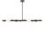 Regina Andrew Styx Alabaster Orbs Chandelier, Oil Rubbed Bronze For Sale