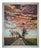 Linda Clerget, Stormy Sky on Favorite Road, Oil on Wood, Framed For Sale