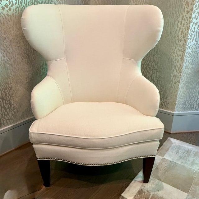 Ethan Allen Wilder Wing Chair For Sale - Image 9 of 14