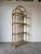 Mid-Century Modern Vintage Boho Chic Coastal Bamboo & Rattan Four-Tier Arched Étagère For Sale - Image 3 of 12