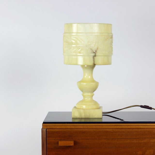 Marble Table Lamp, Norway, 1970s For Sale - Image 4 of 14