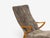 Jio Möbler, Chaise Lounge, Gray Shearling, Elm, Sweden, 1960s For Sale - Image 9 of 13