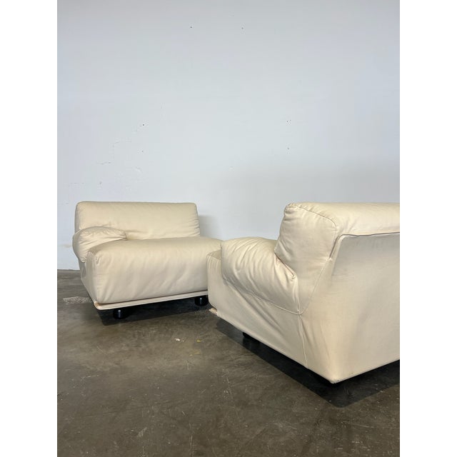 Sofa by Vico Magistretti for Cassina, Set of 2 For Sale - Image 10 of 11