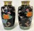 Mid 20th Century Mid Century Chinoiserie Birds With Peonies Hand Painted Porcelain Vases- a Pair For Sale - Image 5 of 12