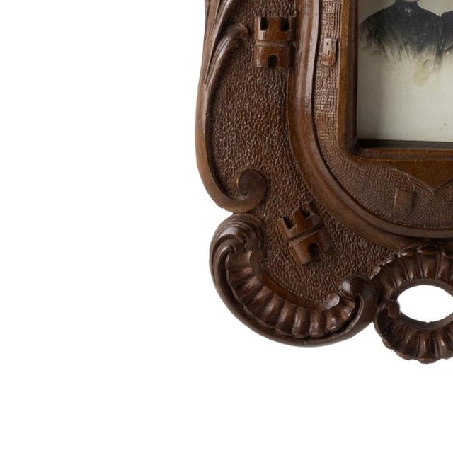 Portuguese Wooden Frame, 19th Century For Sale - Image 3 of 6