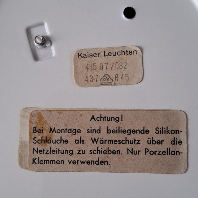 German Ceiling Light in Crystal and Brass from Kaiser-Leuchten, 1960s For Sale - Image 10 of 11