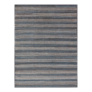 Modern Afghan Kilim Rug by Keivan Woven Arts, Handwoven Wool, Blue 9'0 X 12'2