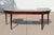 Traditional Vintage Myrtle Desk Co. Georgian Style Mahogany Curved Hunt Table / Executive Desk For Sale - Image 3 of 18