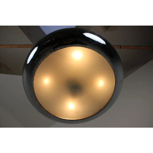 Functionalist Ufo Chrome Pendant by Josef Hurka for Napako, 1930s For Sale - Image 9 of 18