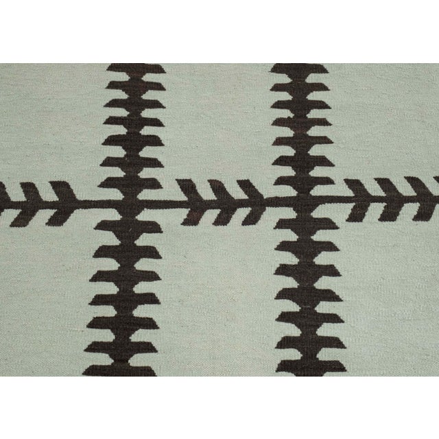 Early 21st Century Turkish Kilim Oriental Handmade Flatweave 8'2" x 10'4" #18145 For Sale - Image 5 of 8