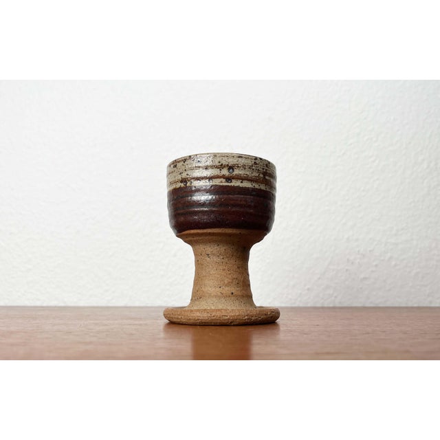 Mid-Century Modern Danish Studio Pottery Mug from Tue Poulsen, 1960s, in Very Good conditions. Designed 1960 to 1969 This...