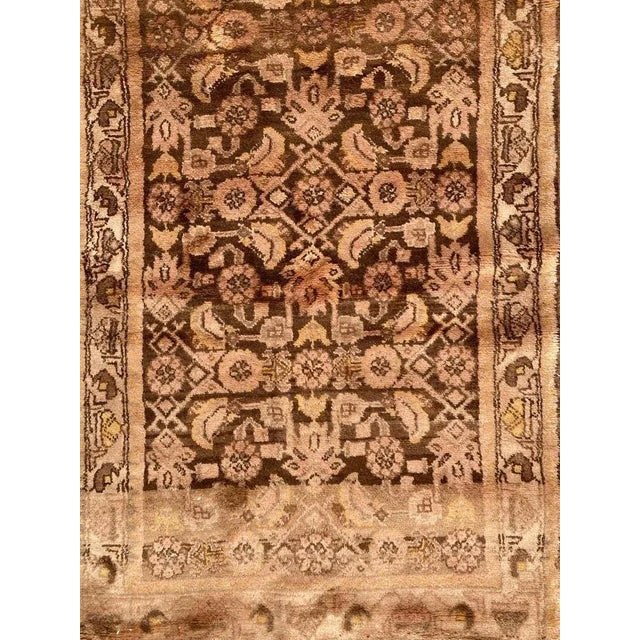 Beautiful mid century tribal Hamadan rug with nice Herati design and beautiful colors, entirely hand knotted with wool...