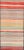 Mid 20th Century Vintage Turkish Kilim Runner With Stripes in Red Green Yellow and Multi Color For Sale - Image 9 of 12