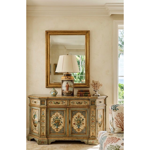 Vintage 1980s English Tole Tea Caddy Table Lamp For Sale - Image 12 of 12