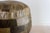 De Sede Vintage De Sede Patchwork Leather Pouf Ottoman in Olive, Switzerland, 1970s, Attributed For Sale - Image 4 of 6