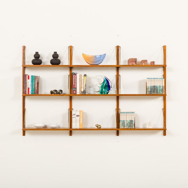 Mid-Century Modern Mid-Century Modern Danish Teak Shelving Unit, 1960s For Sale - Image 3 of 10