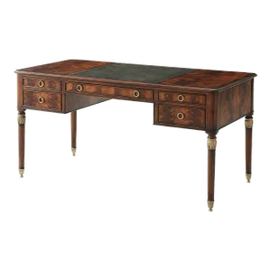 French Leather Top Desk