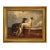 Not Yet Made - Made To Order "Greyhounds in Field" Print on Canvas in Antiqued Gold Frame- 11" X 14" Framed to a 14-1/2" X 17-1/2" For Sale - Image 5 of 5