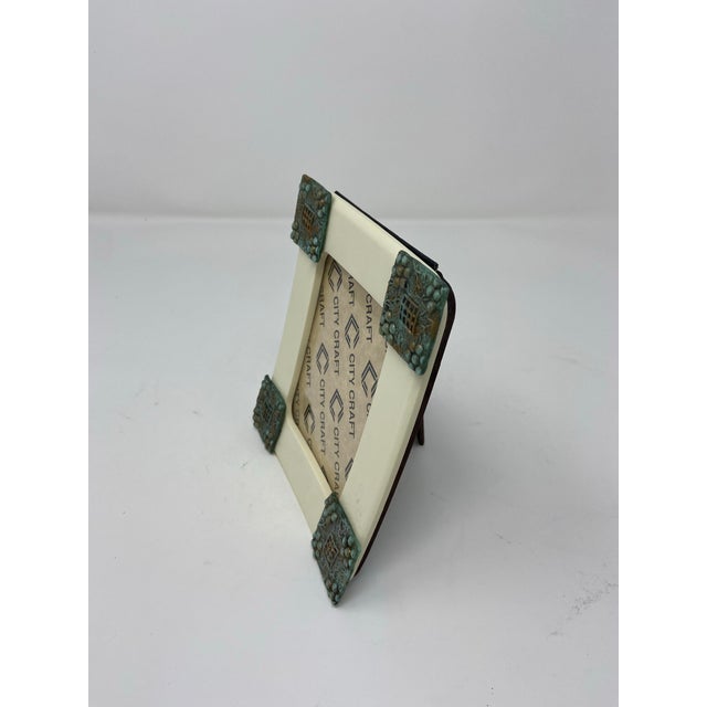 Mid-Century Modern Vintage City Craft Picture Frame For Sale - Image 3 of 5