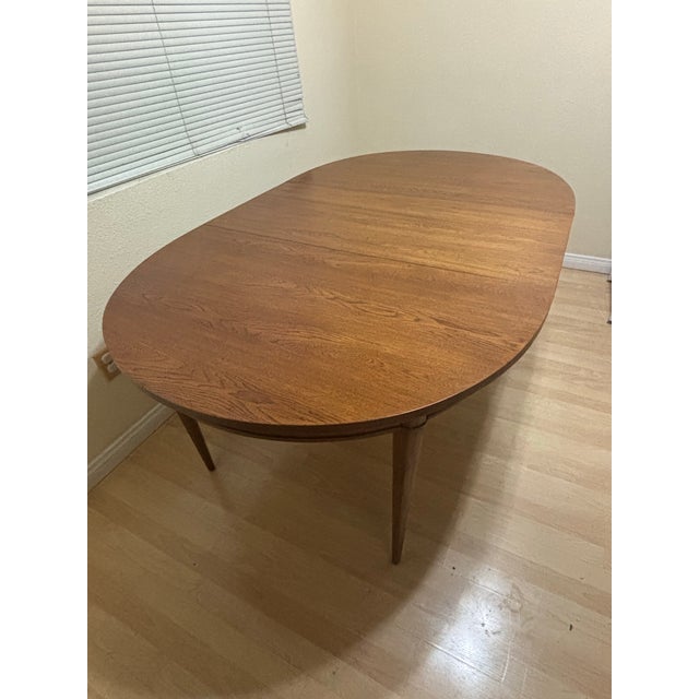 Henredon 1960s Henredon Custom Folio Three Oval Dining Table For Sale - Image 4 of 10