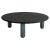 Black Round Green Marble Sunday Coffee Table by Jean-Baptiste Souletie For Sale - Image 8 of 8