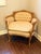Wood Antique Louis XVI Carved Petite Love Seat For Sale - Image 7 of 8