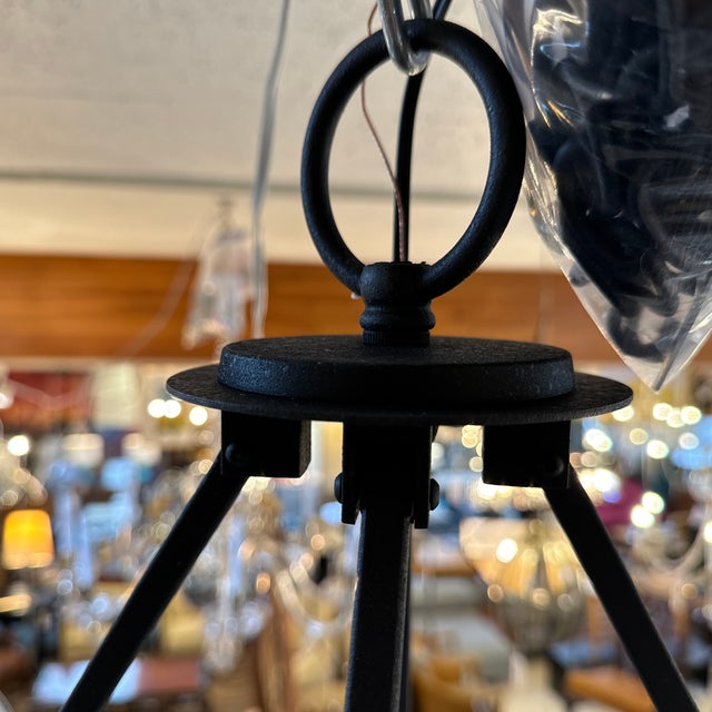 Shades of Light Minimalist 12 Light Iron Ring Chandelier Chairish