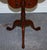 Antique Style Tilt Top Wine Side Table with Piecrust Top For Sale - Image 15 of 16