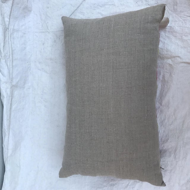 Embroidered Suzani Pillow For Sale - Image 11 of 11