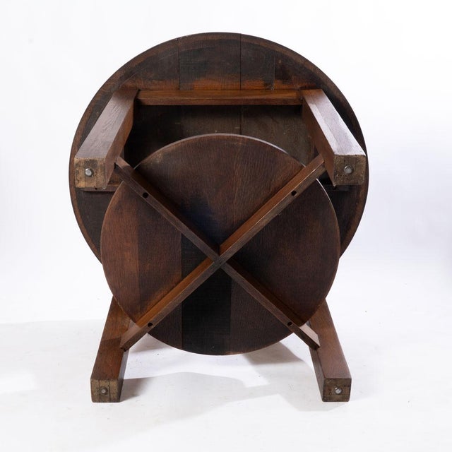 Early 20th Century Mission Oak Table For Sale - Image 11 of 11