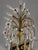 Mid 20th Century Maison Jansen Style Hollywood Regency Brass and Cut-Glass Floral Table Lamp For Sale - Image 9 of 11