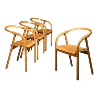 Otto Demountable Chairs by Werther Toffoloni znc Piero Palange for Ibis, Italy, Set of 4 For Sale