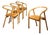 Otto Demountable Chairs by Werther Toffoloni znc Piero Palange for Ibis, Italy, Set of 4 For Sale