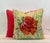 Exquisite 20”x20” pillows in jacobean floral linen attributed to Clarence House called “Arbre DeVie” color coral. Backs...