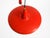 Mid-Century Modern Italian Red Aluminum Pendant Lamp, 1950 For Sale - Image 15 of 18