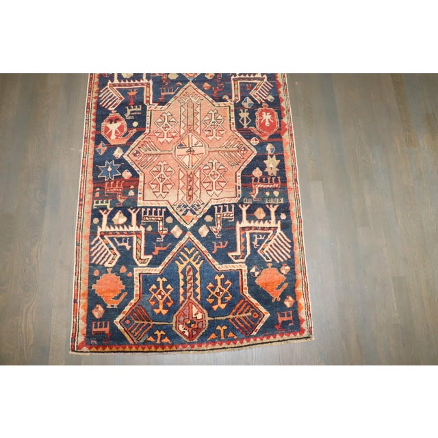 Antique Akstafa Caucasian Runner - 2'10" x 8'6" For Sale In New York - Image 6 of 8