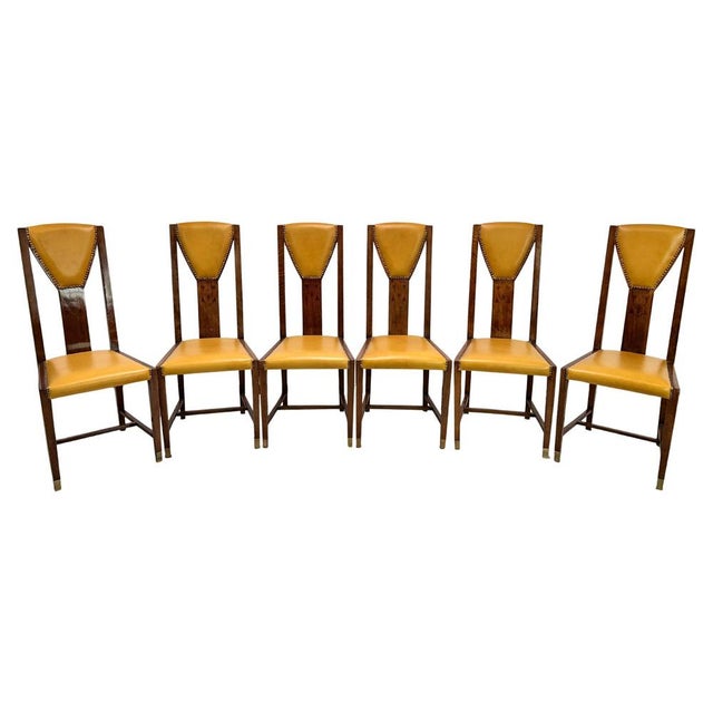 Antique Dining Room Chairs by Joseph María Olbrich, 1890s, Set of 10 For Sale - Image 17 of 17