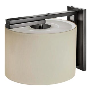 Black Bronze Swivel Arm Wall Light For Sale